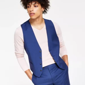 Men's Slim-Fit Wool Infinite Stretch Suit Vest - CLOSE OUT-ONLINE ONLY!