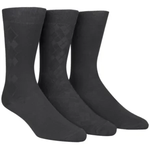 Men's Socks, Rayon Dress Men's Socks 3 Pack