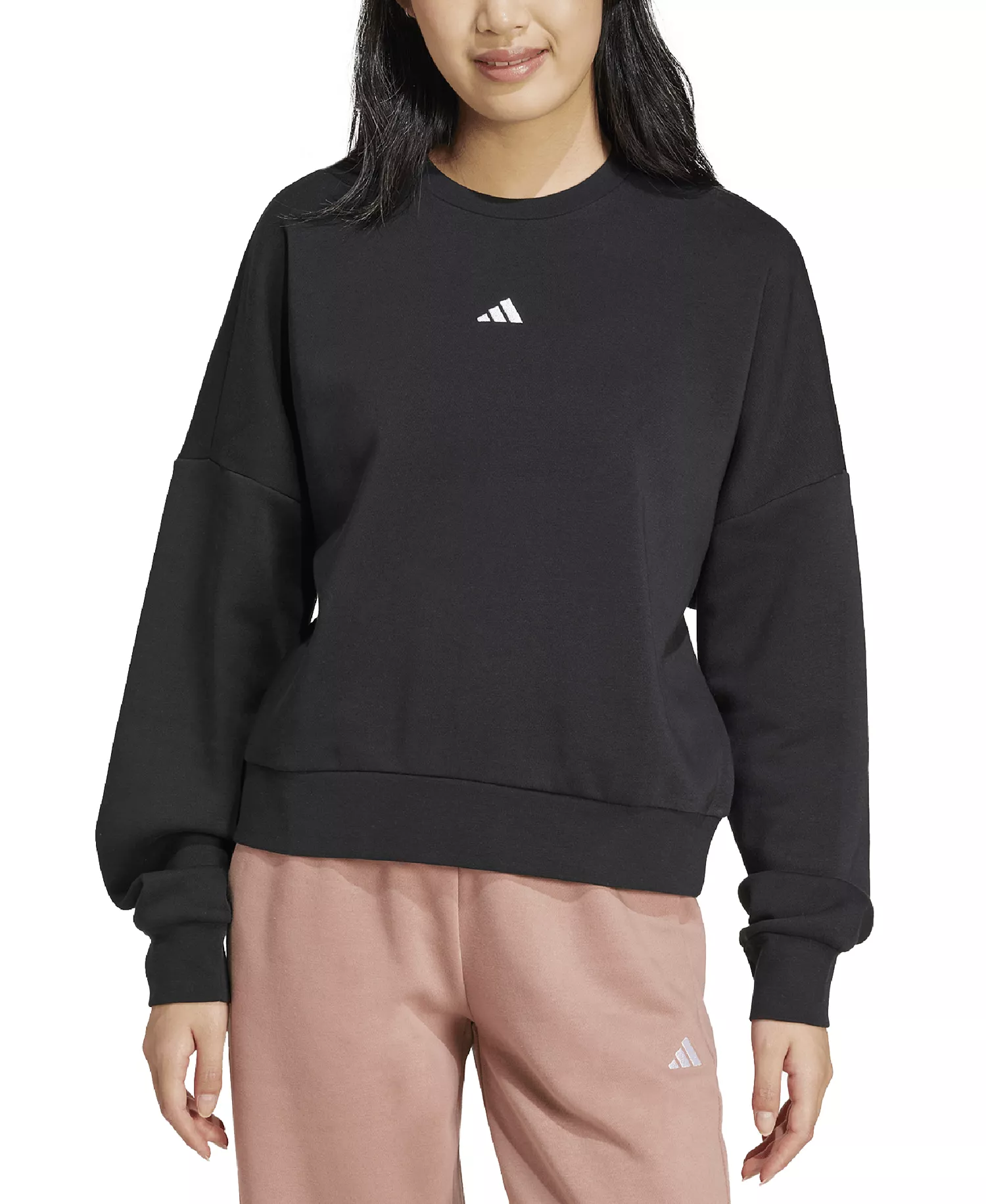 mni-e0aa3f3319767f9b891a2b94f8bafaf6 Women's Essentials Crewneck Small-Logo Sweatshirt — изображение 4