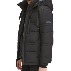 Men's Huxley Crinkle Down Jacket with Removable Hood