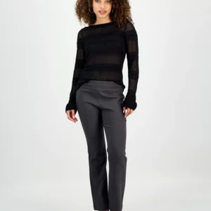 Petite Jacquard Mini Bootcut Pants, Macy's Exclusive