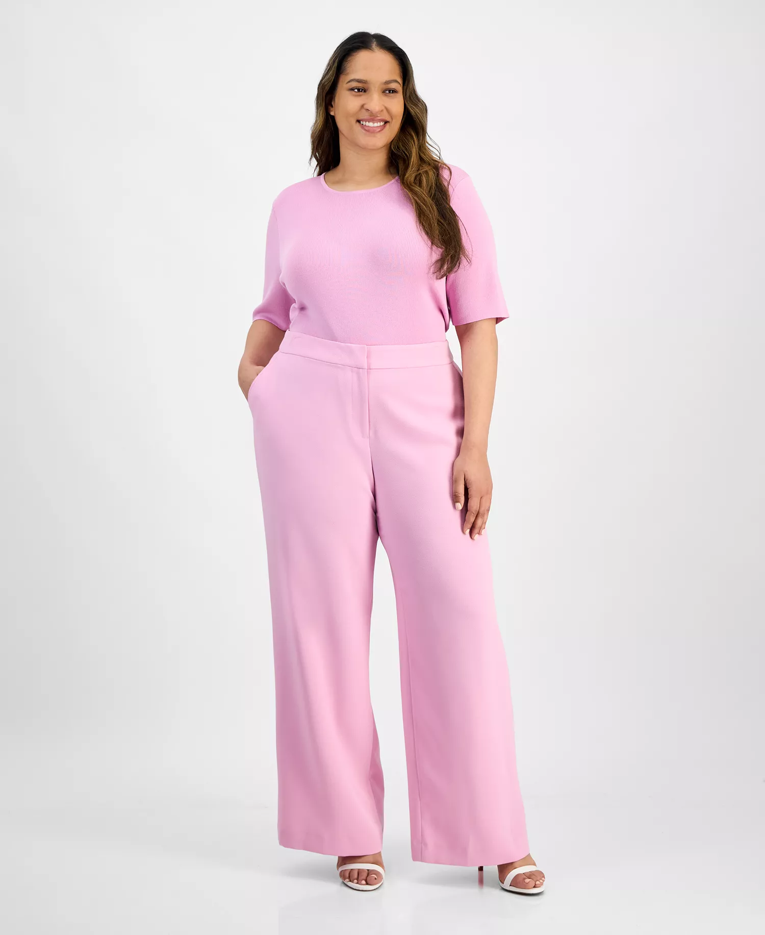 mni-e16d2b7d01df97cc7a1e41633eccf39c Plus Size Wide-Leg Pants — изображение 6