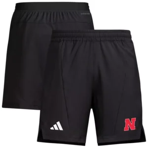 Men's Black Nebraska Huskers Program Woven Training Shorts