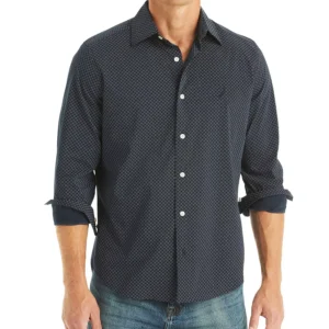 Men's Printed Long-Sleeve Shirt