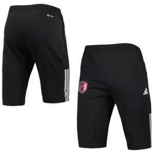 Men's Black St. Louis City SC 2023 On-Field Training AEROREADY Half Pants