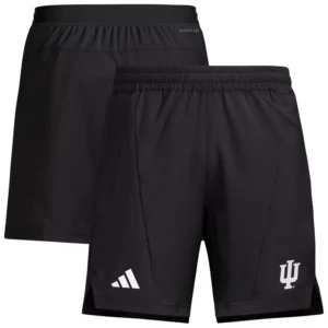 Men's Black Indiana Hoosiers Program Woven Training Shorts