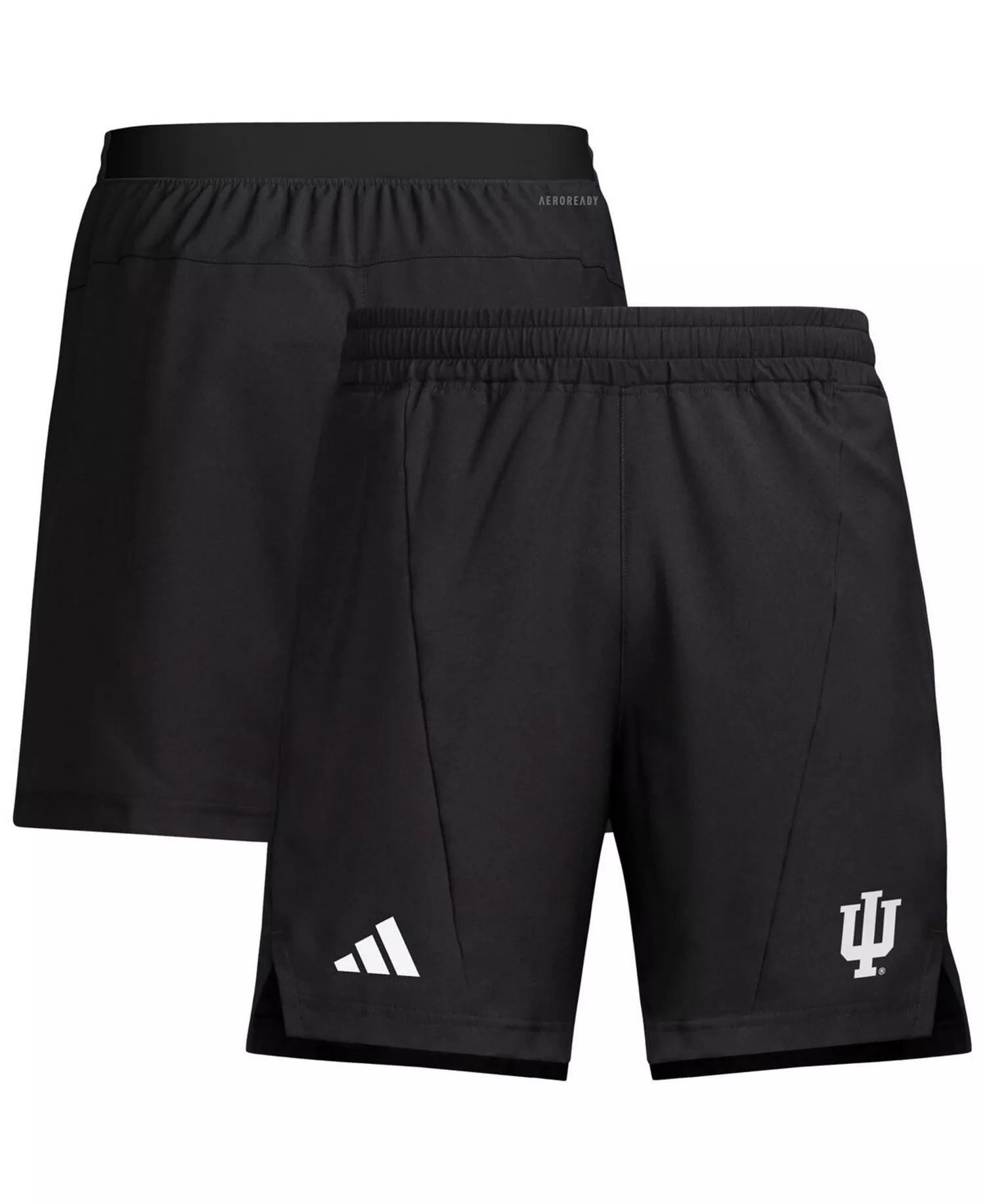 mni-e43dc1eb5eb68485d39d08f7b29c6d60 Men's Black Indiana Hoosiers Program Woven Training Shorts