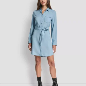 Women's Long-Sleeve Shirt Dress
