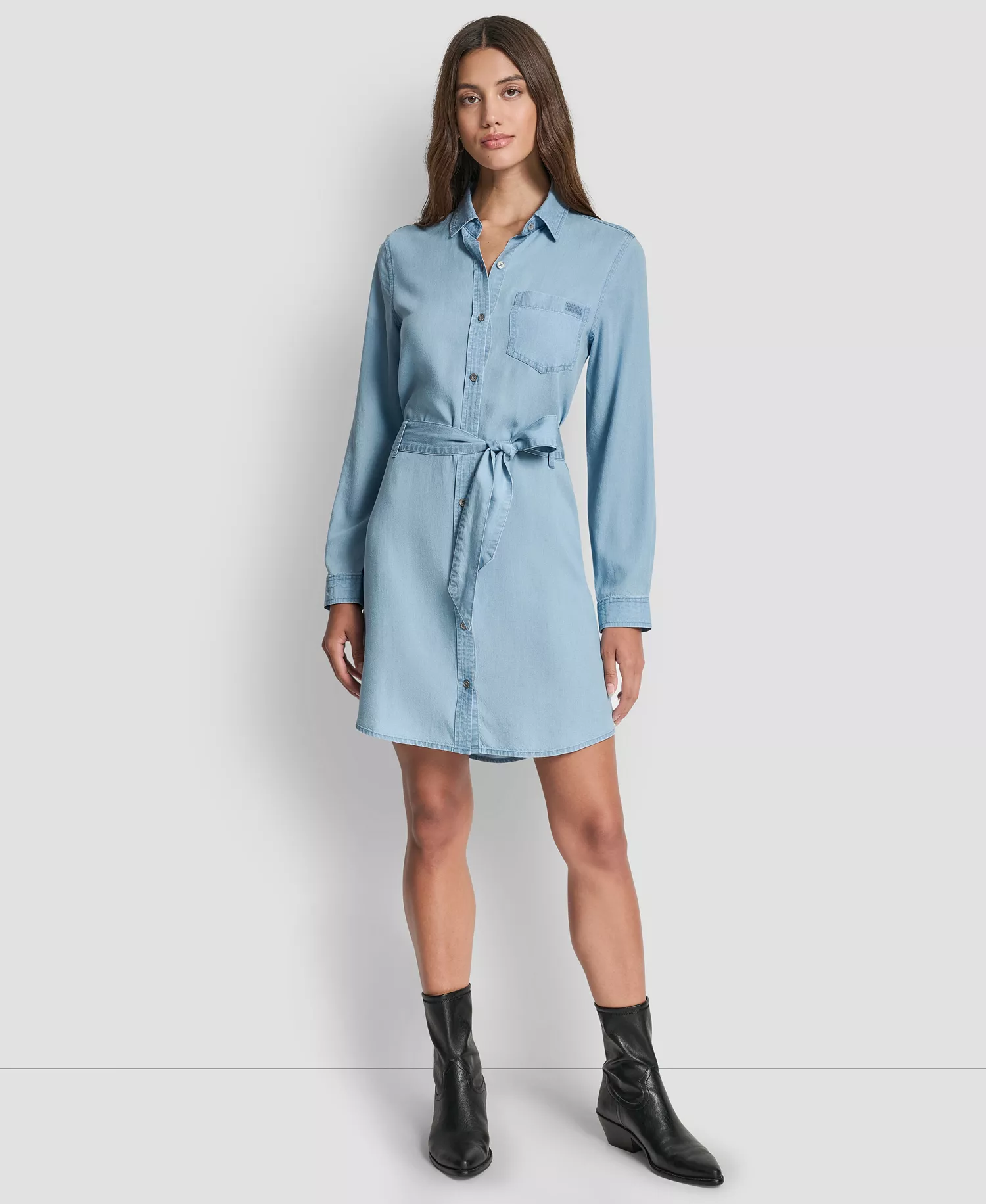 mni-e522b29a7b88b94a1bb842e3a97e5446 Women's Long-Sleeve Shirt Dress