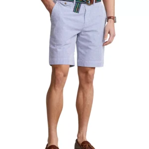 Men's 9-1/4-Inch Stretch Classic-Fit Seersucker Shorts