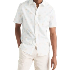 Men's Classic-Fit Tropical-Print Shirt
