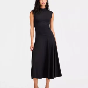 Women's High-Neck Sleeveless Dress, Macy's Exclusive