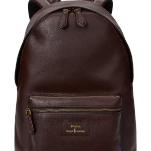 Men's Pebbled Leather Backpack