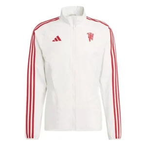 Men's White Manchester United 2023/24 Anthem Full-Zip Jacket