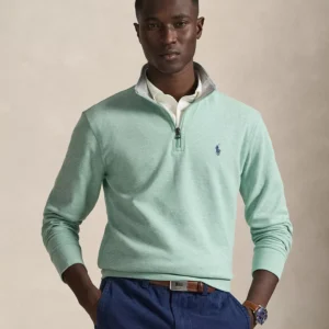 Men's Quarter-Zip Pull-On Sweater