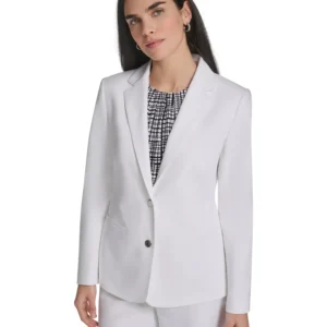 Petite Two-Button Jacket and Modern Fit Pants