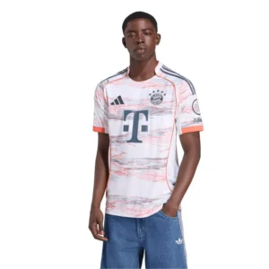Men's White Bayern Munich 2025/26 Away Replica Jersey