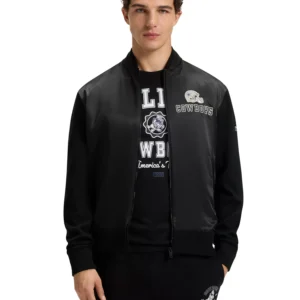 BOSS x DALLAS COWBOYS Helmet Graphic Bomber Jacket