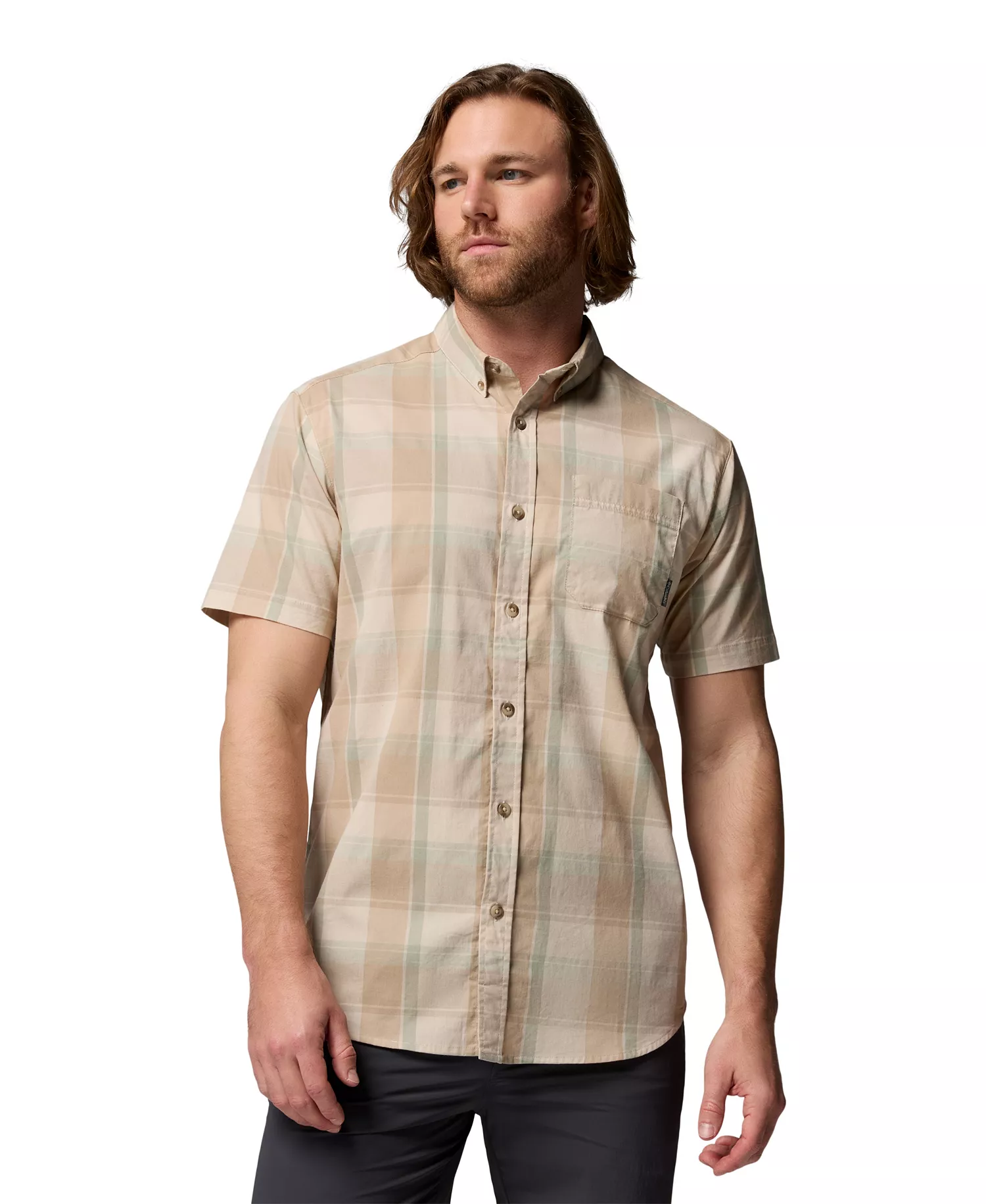 mni-ebb5f62e37619244a68a7b66f69b21bc Men's Rapid Rivers Short-Sleeve Plaid Shirt — изображение 5