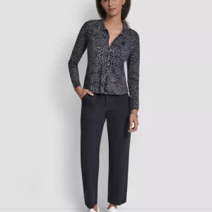 Women's Mini Leopard Print Cardigan Top