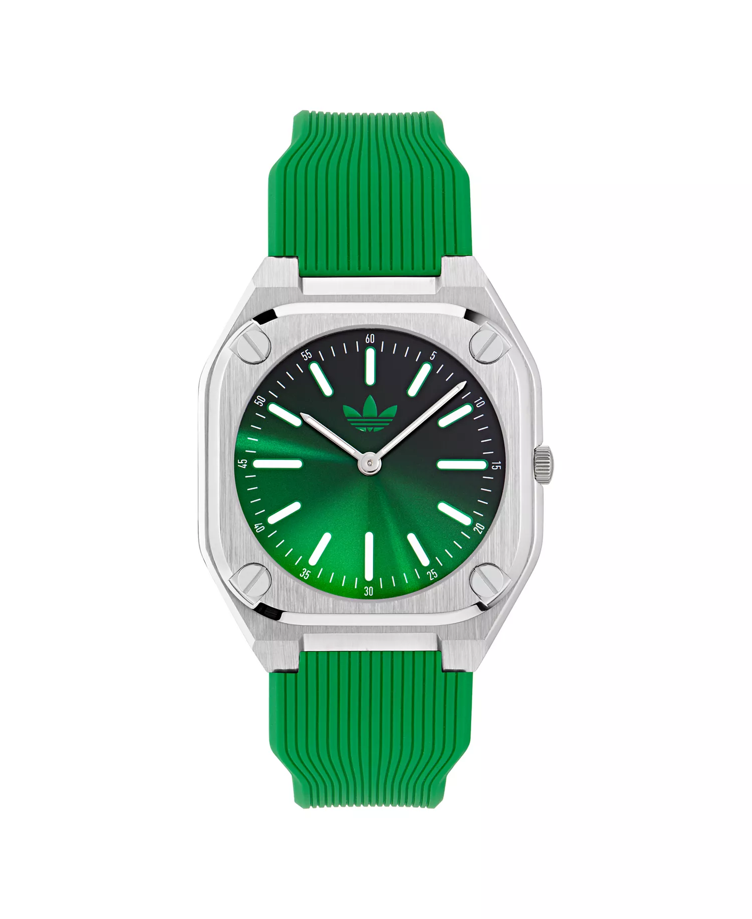 mni-edecdfcfa781e4d1ce0eb2f795d2d142 Unisex Analog Green Silicone Watch, 39mm