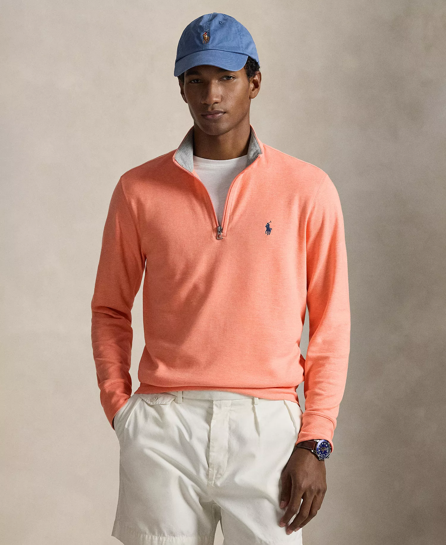 mni-ee88d8a11b9961d9c51f9640b04890f5 Men's Quarter-Zip Pull-On Sweater — изображение 3