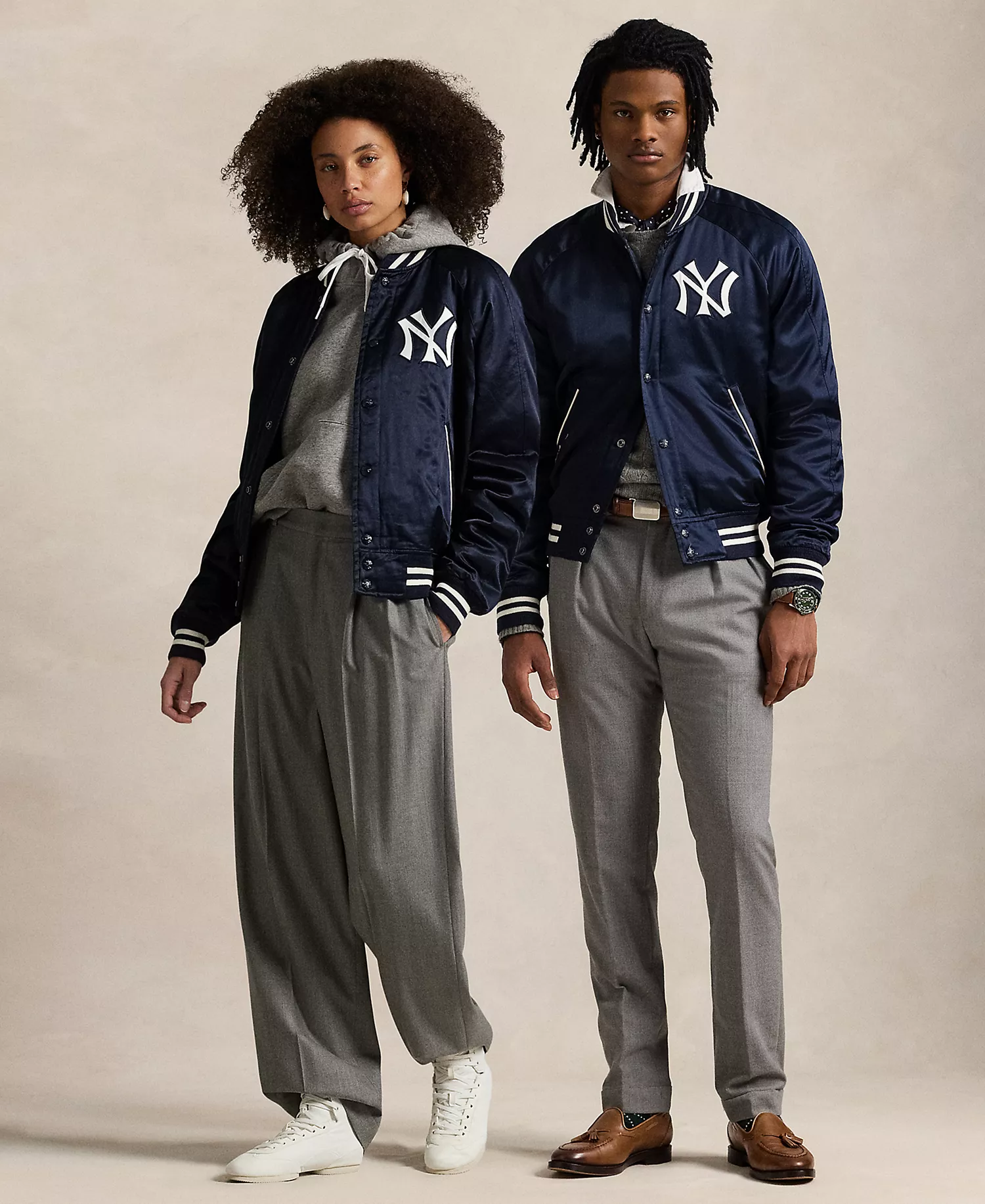 mni-ee9372bbf7c3cbe360d811f38477c269 Unisex Yankees Satin Jacket