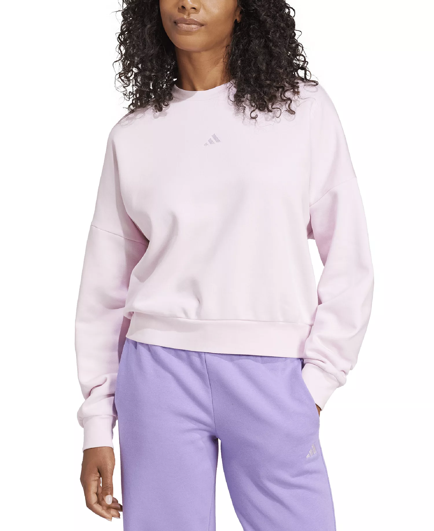 mni-f129a81a5933866f1ec417de7e025a96 Women's Essentials Crewneck Small-Logo Sweatshirt — изображение 3