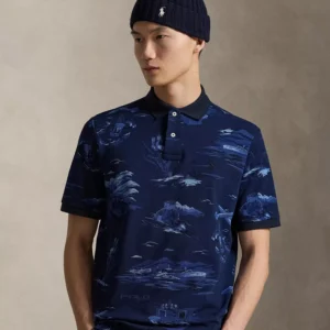 Men's Short-Sleeve Animated Mesh Shirt