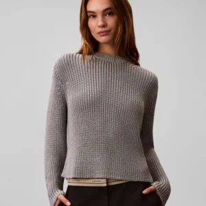 Women's Pull-On Ribbed Relaxed Sweater