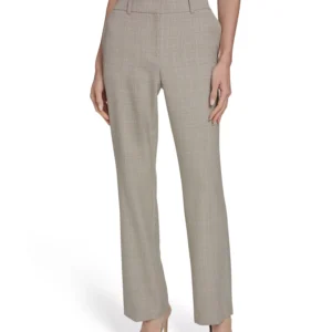 Women's Plaid Bootcut Trousers