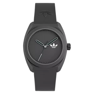 Unisex Analog Black Polyurethane Watch, 42mm