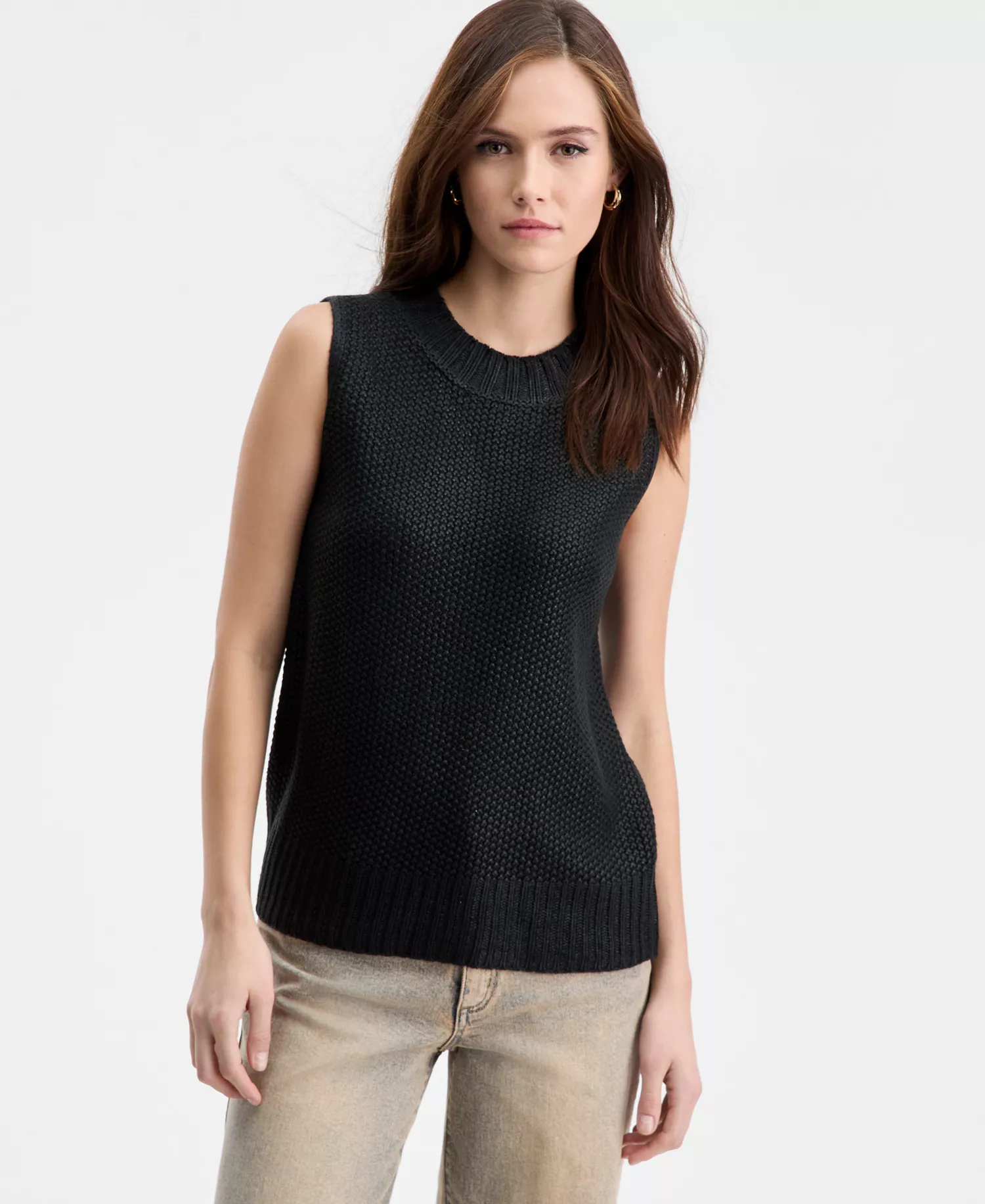 mni-f362c080a65dad5c611eb3dc9a72a000 Women's Shine Sleeveless Sweater, Macy's Exclusive