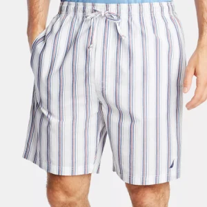 Men's Cotton Striped Pajama Shorts