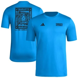 Men's Blue Charlotte FC Local Wrap T-Shirt