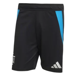 Men's Black Charlotte FC Away 2025 Fortress Kit Authentic Shorts