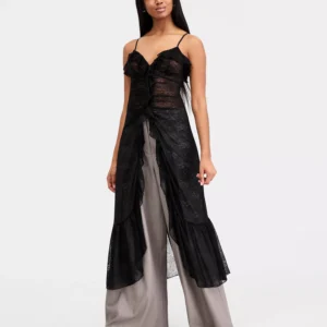 Women's Ruffled Lace Dress, Macy's Exclusive