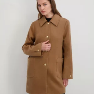 Women's Collared Single-Breasted Coat