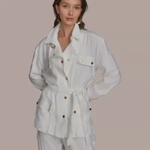 Women's Belted Utility Jacket