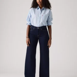 Women's 318 Shaping Stellar-Stretch Wide-Leg Jeans 30"