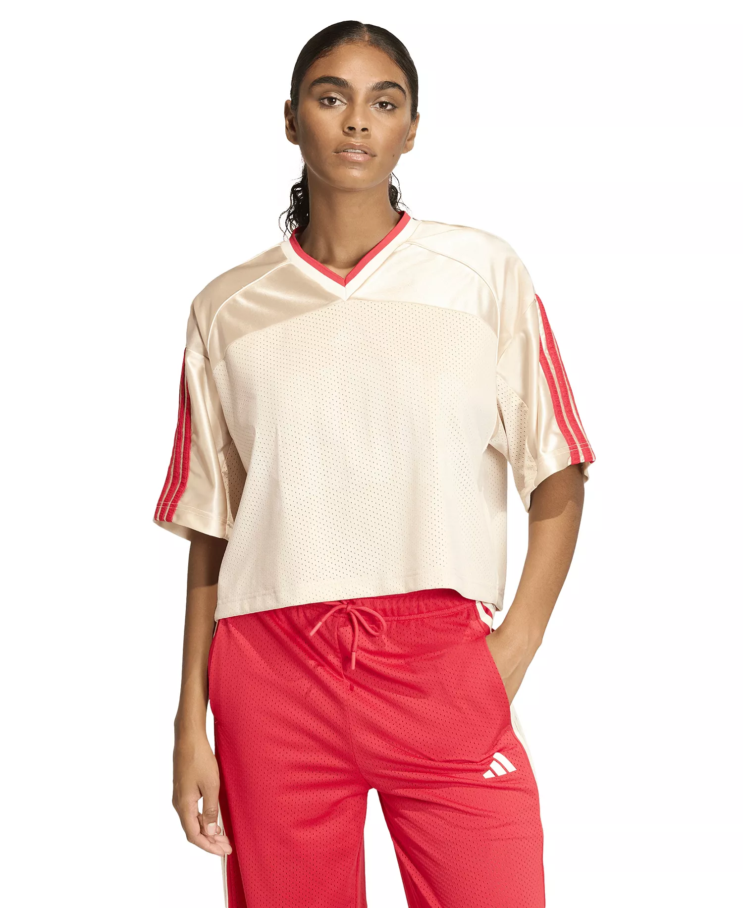 mni-f6c6b18d05ccac8f08d6eaa1a46b95a0 Women's Stadium Mesh Sportswear T-Shirt — изображение 3