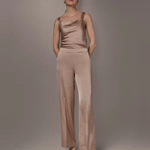 Petite Wide-Leg Pants
