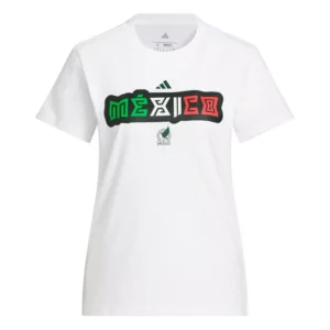 Women's White Mexico National Team Jersey Hook T-Shirt