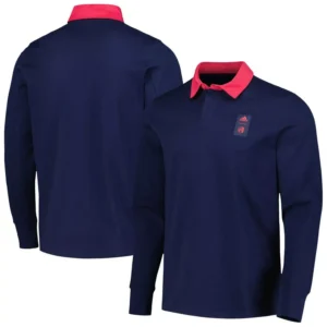 Men's 2023 Player Navy St. Louis City SC Travel Long Sleeve Polo Shirt