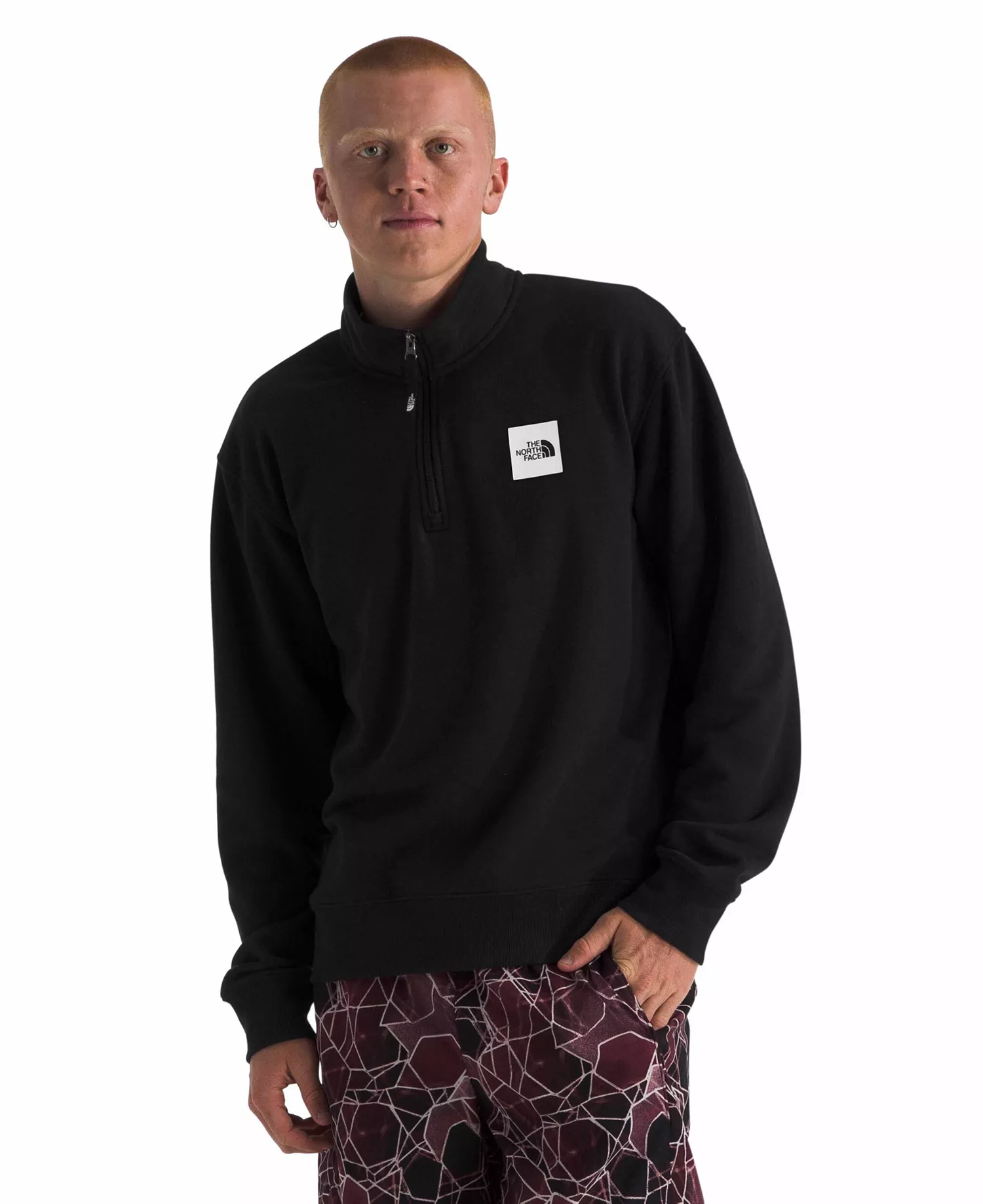mni-f87101fed645d5a150cc4720a0afcaa7 Men's Box Half Dome ¼ Zip Sweatshirt
