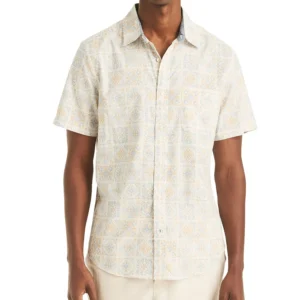 Men's Printed Short-Sleeve All-Over Print Shirt