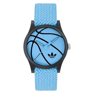 Unisex Analog Blue Nylon Watch, 39mm