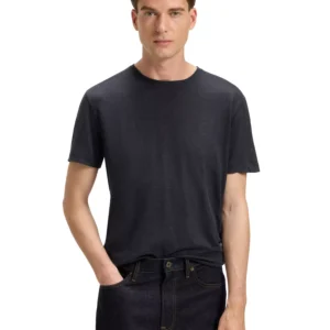 BECKHAM x BOSS Men's Soft Linen Regular-Fit T-Shirt