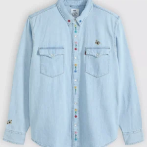 Premium Men's Relaxed-Fit Western Embroidered