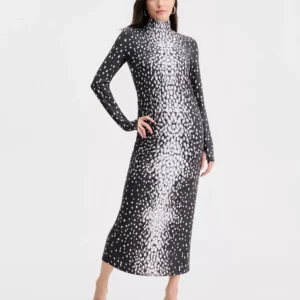 Women's Fawn-Print Maxi Dress, Macy's Exclusive